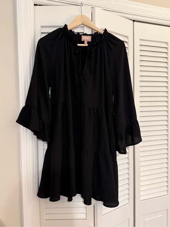 Show Me Your MuMu Dresses & Skirts - Show Me Your MuMu Black Tiered Mini Dress